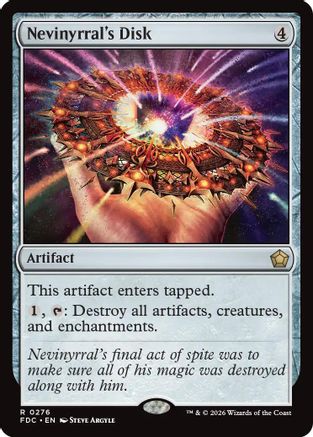 Nevinyrral's Disk (FDC-276) [Commander: Foundations]