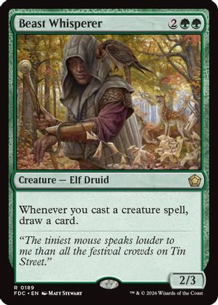 Beast Whisperer (FDC-189) [Commander: Foundations]