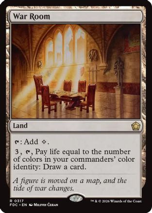 War Room (FDC-317) [Commander: Foundations]