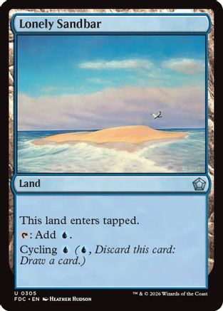 Lonely Sandbar (FDC-305) [Commander: Foundations]