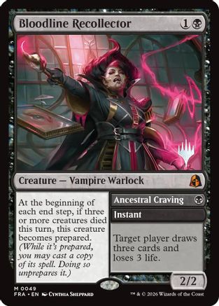 Bloodline Recollector (PPFRA-049) [Promo Pack: Reality Fracture] Foil
