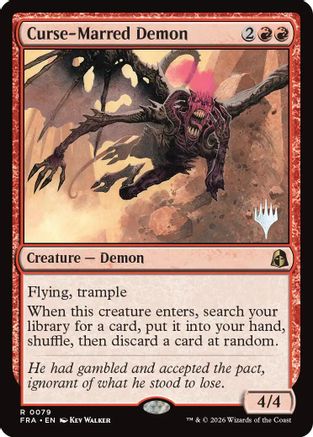 Curse-Marred Demon (PPFRA-079) [Promo Pack: Reality Fracture] Foil