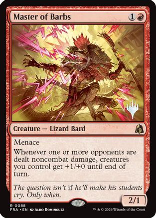 Master of Barbs (PPFRA-088) [Promo Pack: Reality Fracture] Foil