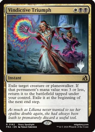Vindictive Triumph (PPFRA-162) [Promo Pack: Reality Fracture]