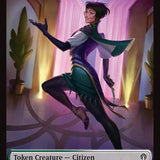 Citizen // The Monarch Double-Sided Token [Reality Fracture Commander Tokens]
