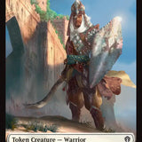 Warrior // Shark Double-Sided Token [Reality Fracture Commander Tokens]