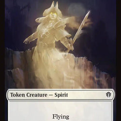 Spirit // Jace Double-Sided Token [Reality Fracture Commander Tokens]
