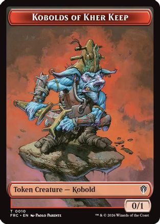 Kobolds of Kher Keep // Phyrexian Mite Double-Sided Token (FRC-10 // 16) [Commander: Reality Fracture]