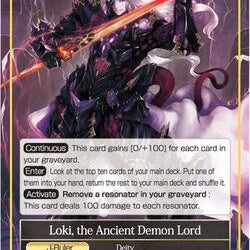 Garmheld, the King of the Dead // Loki, the Ancient Demon Lord (2-107/J) [The War of Valhalla]