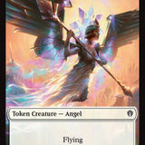 Angel // Myr Double-Sided Token [Reality Fracture Commander Tokens]