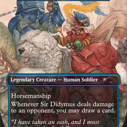 Sir Didymus, Rider of Ambrosius - Lu Xun, Scholar General [Secret Lair Drop Series]