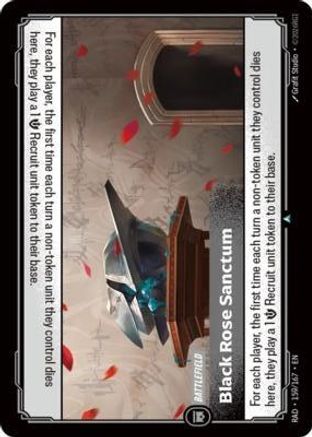 Black Rose Sanctum (159/167) - Radiance Foil