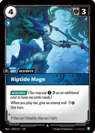 Riptide Mage (058/167) - Radiance Foil