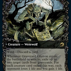 Graveyard Trespasser // Graveyard Glutton (Showcase Equinox) [Innistrad: Midnight Hunt]