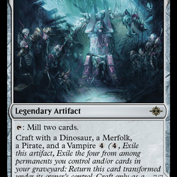 Throne of the Grim Captain // The Grim Captain [The Lost Caverns of Ixalan]