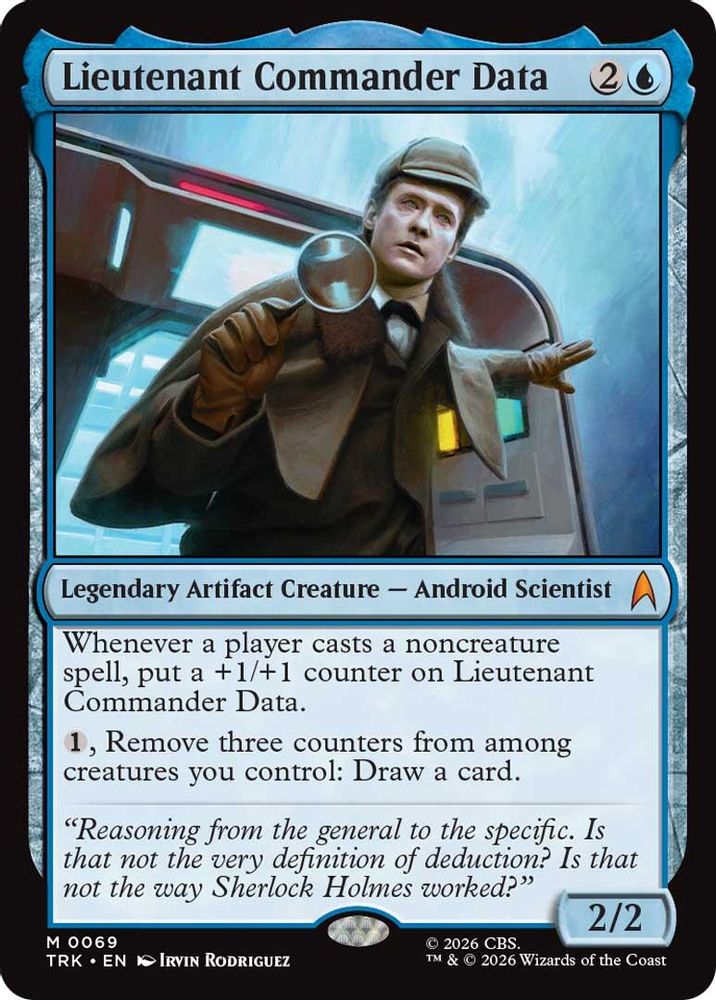 Lieutenant Commander Data (TRK-069) [Star Trek] Foil