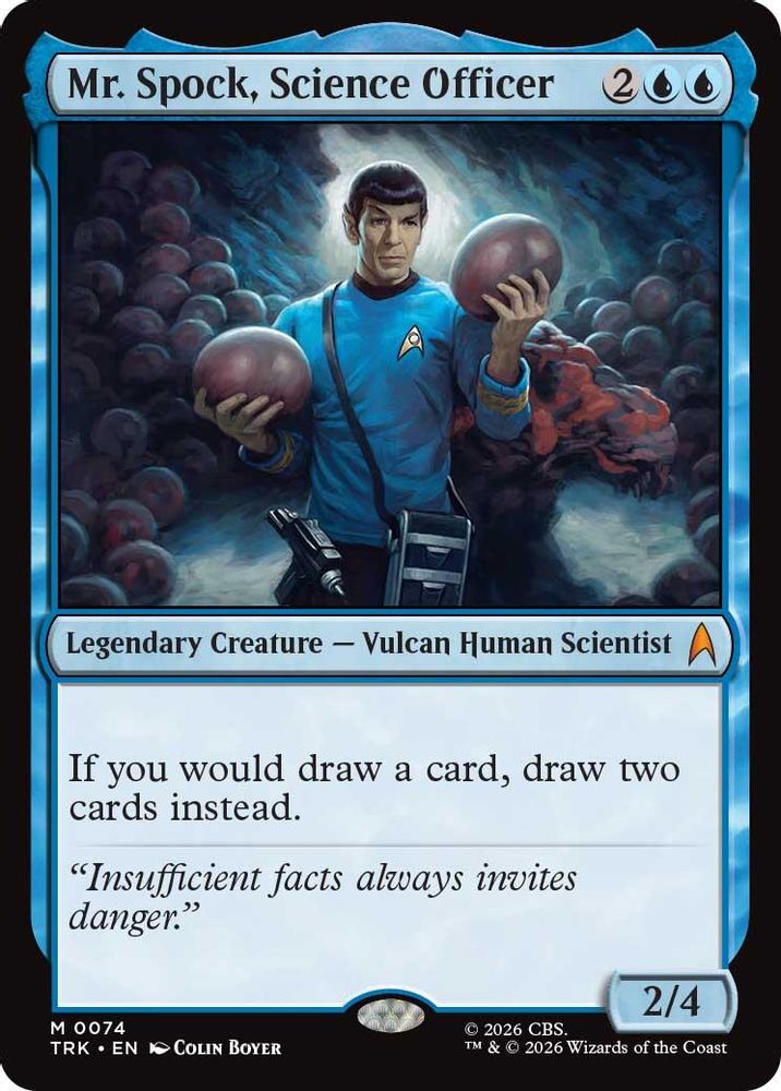 Mr. Spock, Science Officer (TRK-074) [Star Trek] Foil