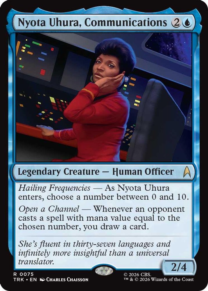 Nyota Uhura, Communications (TRK-075) [Star Trek] Foil