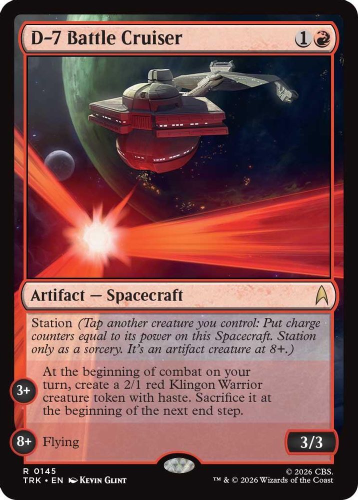 D-7 Battle Cruiser (TRK-145) [Star Trek]