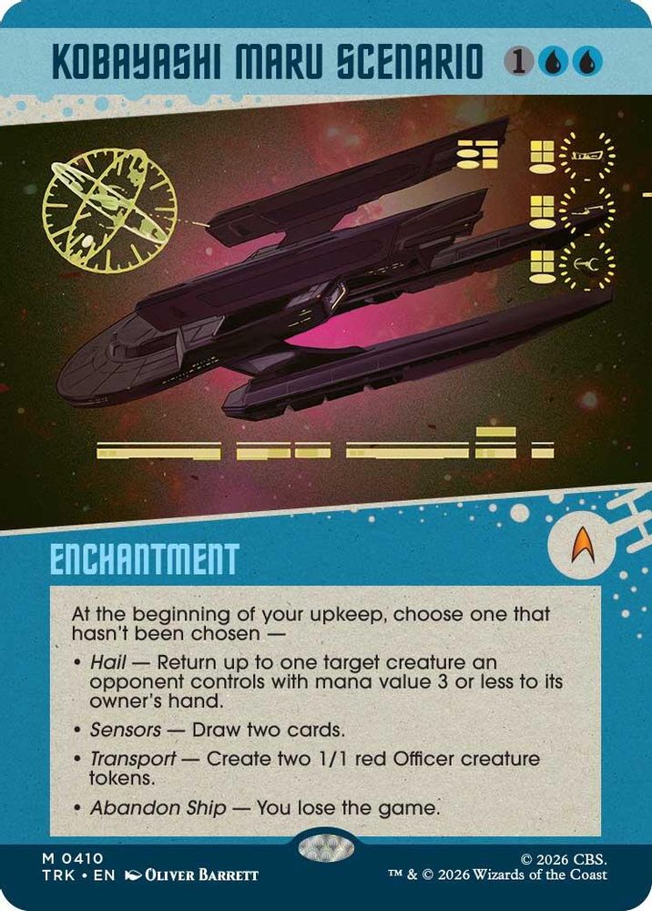 Kobayashi Maru Scenario (Showcase) (TRK-410) [Star Trek]