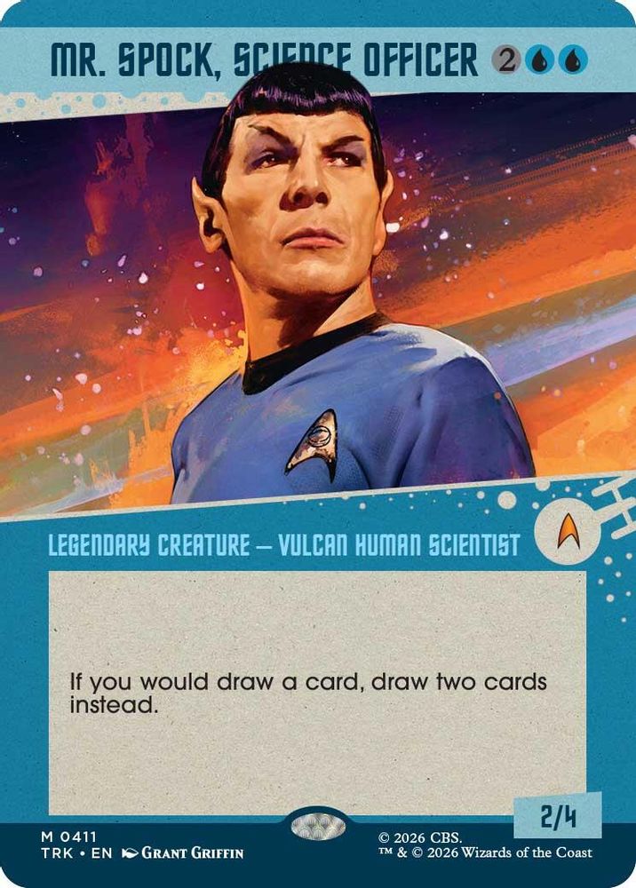 Mr. Spock, Science Officer (Showcase) (TRK-411) [Star Trek] Foil