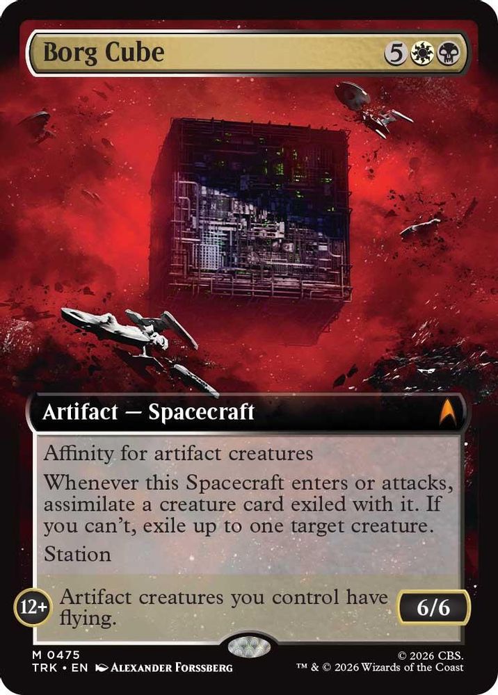 Borg Cube (Extended Art) (TRK-475) [Star Trek]