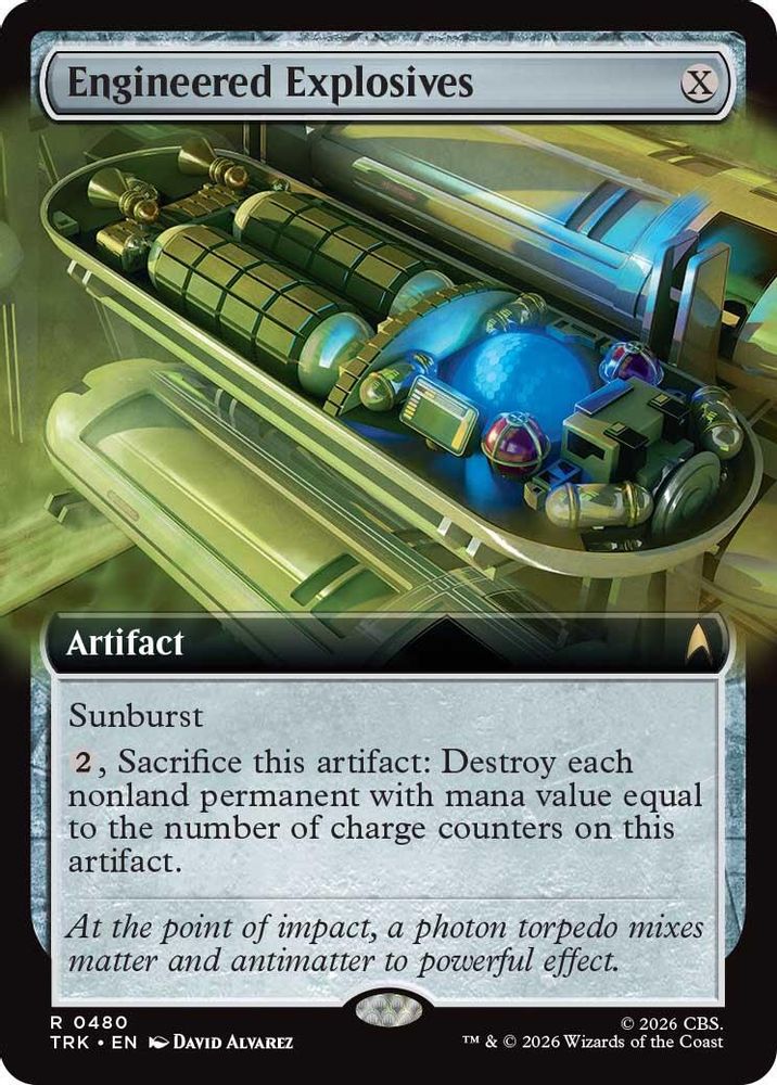 Engineered Explosives (Extended Art) (TRK-480) [Star Trek]