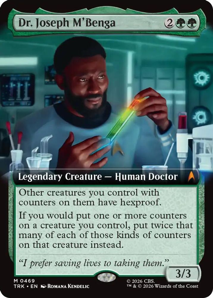 Dr. Joseph M'Benga (Extended Art) (TRK-469) [Star Trek] Foil
