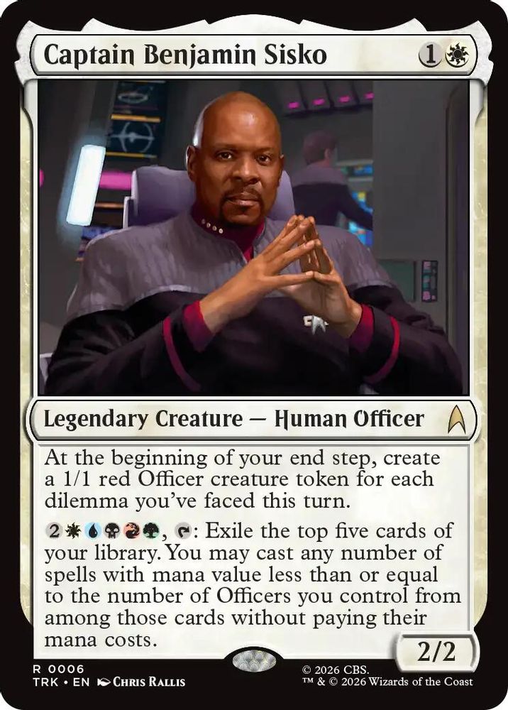 Captain Benjamin Sisko (TRK-006) [Star Trek] Foil