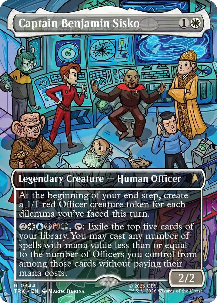 Captain Benjamin Sisko (Borderless) (TRK-344) [Star Trek]