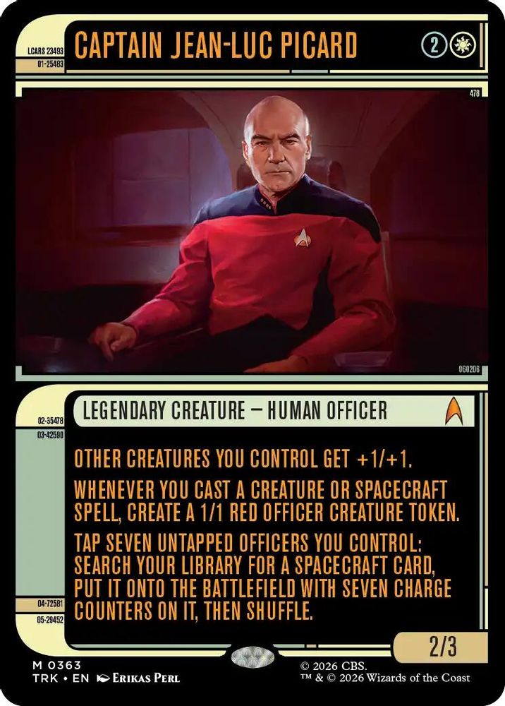Captain Jean-Luc Picard (Showcase) (TRK-363) [Star Trek] Foil