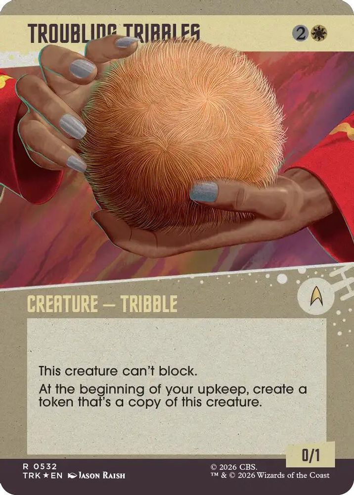 Troubling Tribbles (Showcase) (Surge Foil) (TRK-532) [Star Trek] Foil
