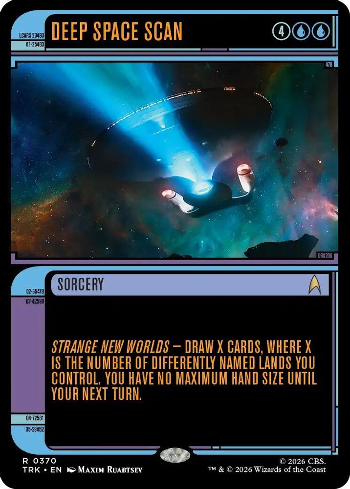 Deep Space Scan (Showcase) (TRK-370) [Star Trek]