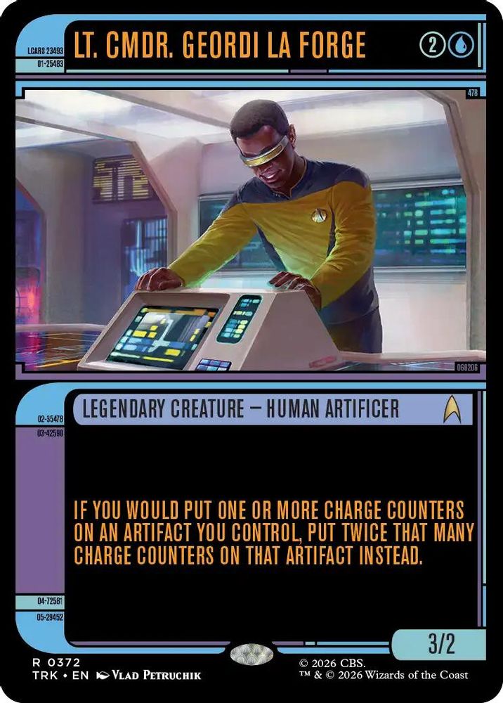 Lt. Cmdr. Geordi La Forge (Showcase) (TRK-372) [Star Trek]