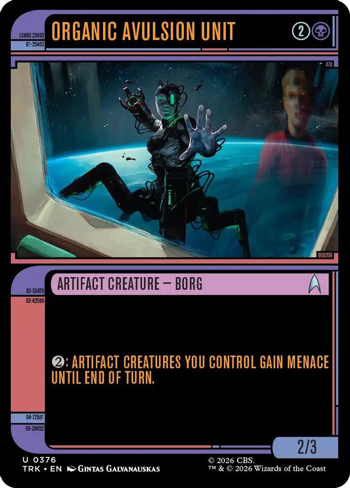 Organic Avulsion Unit (Showcase) (TRK-376) [Star Trek]
