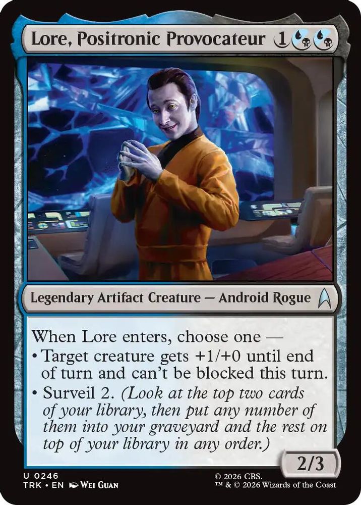 Lore, Positronic Provocateur (TRK-246) [Star Trek] Foil