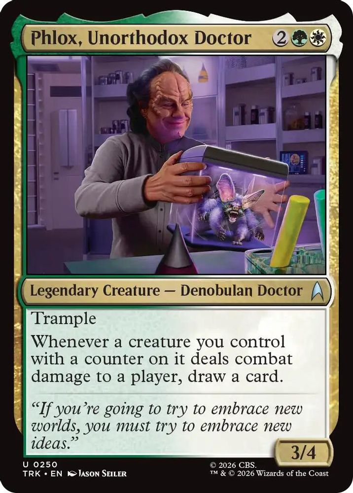 Phlox, Unorthodox Doctor (TRK-250) [Star Trek] Foil