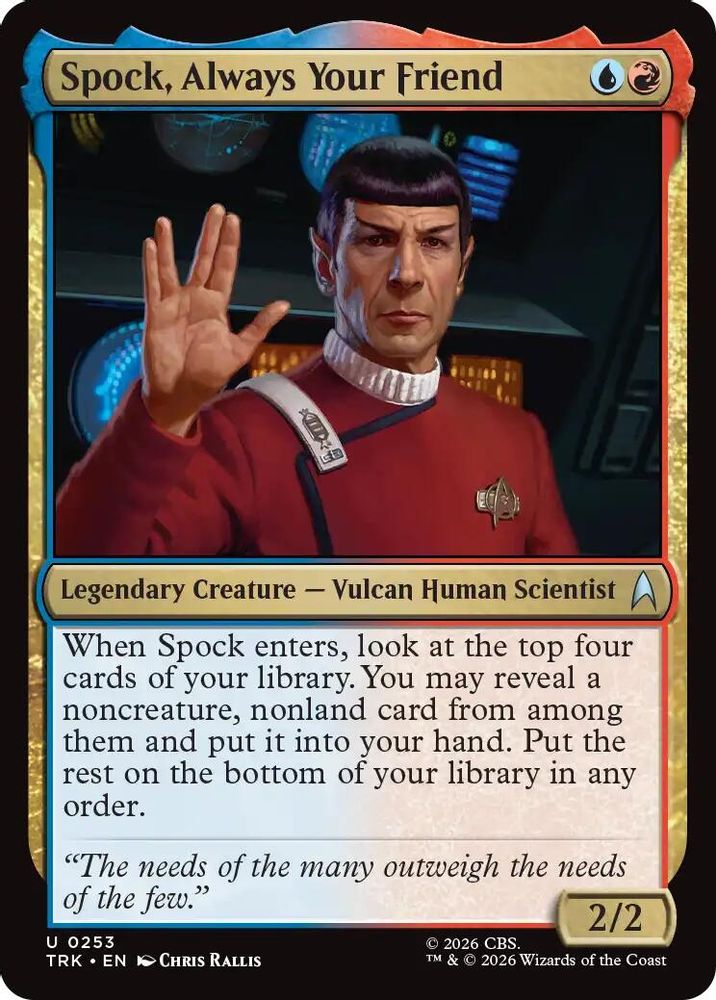 Spock, Always Your Friend (TRK-253) [Star Trek]
