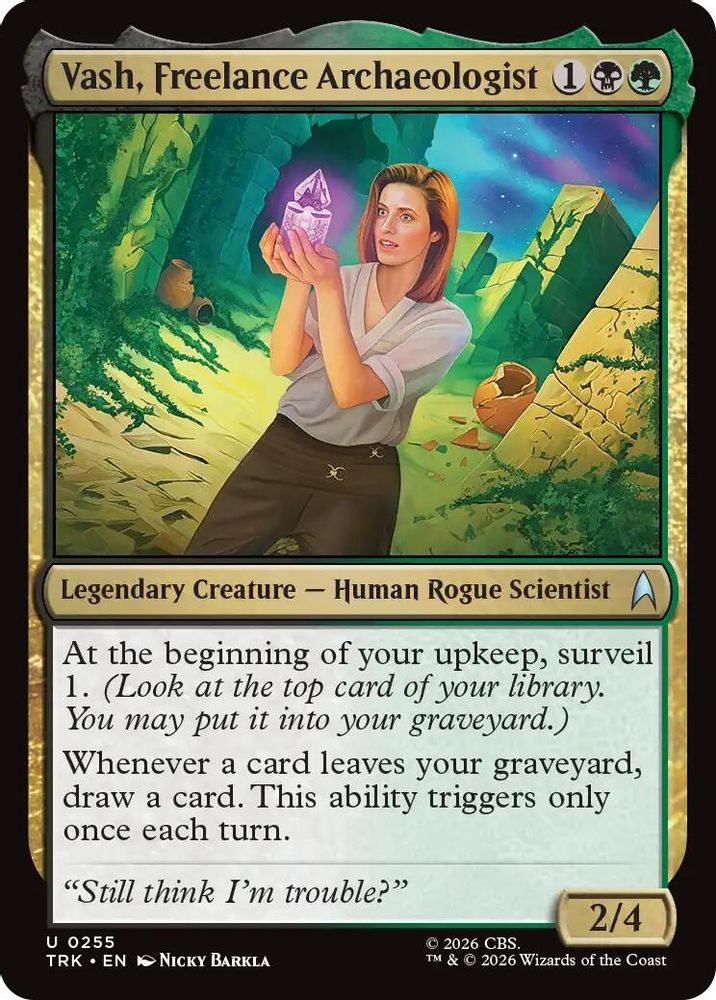 Vash, Freelance Archaeologist (TRK-255) [Star Trek] Foil
