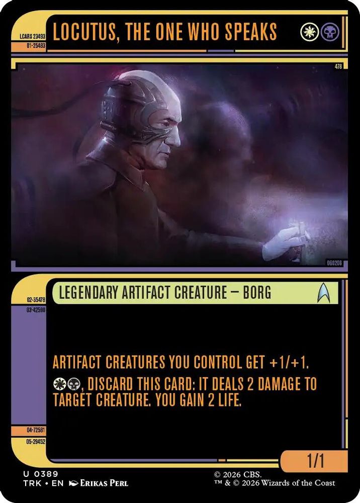 Locutus, the One Who Speaks (Showcase) (TRK-389) [Star Trek]