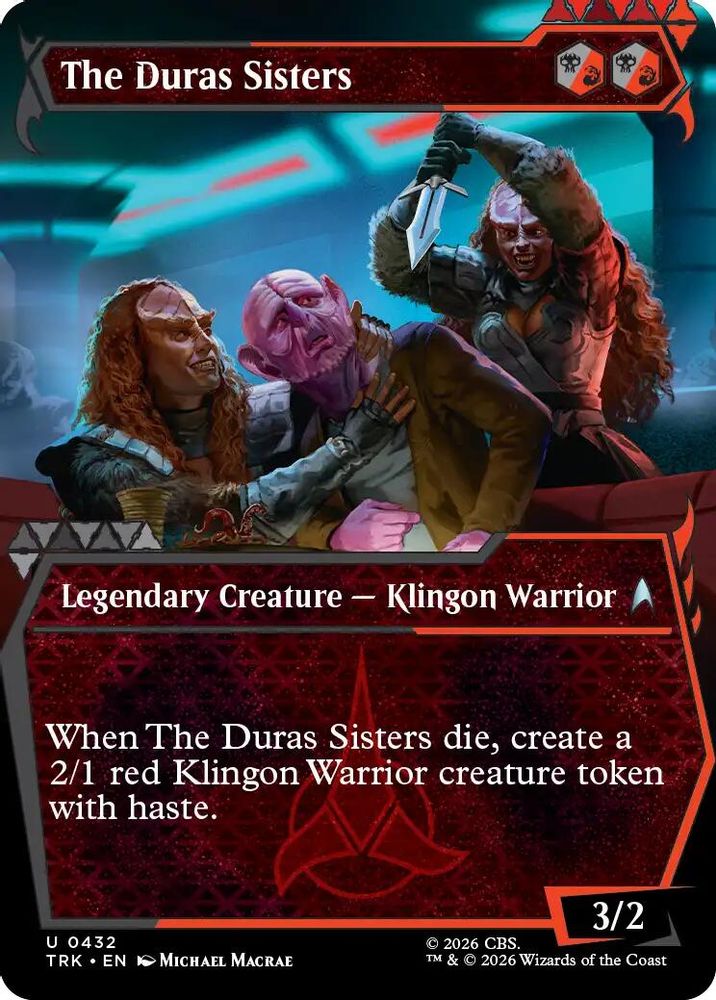 The Duras Sisters (Showcase) (TRK-432) [Star Trek]