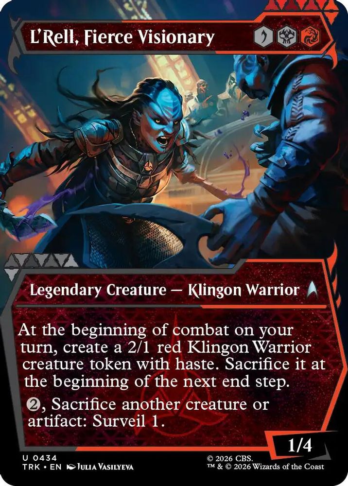 L'Rell, Fierce Visionary (Showcase) (TRK-434) [Star Trek]