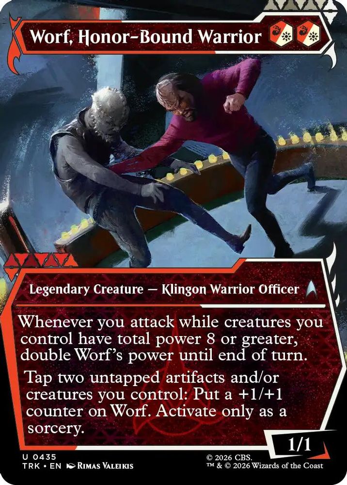 Worf, Honor-Bound Warrior (Showcase) (TRK-435) [Star Trek]