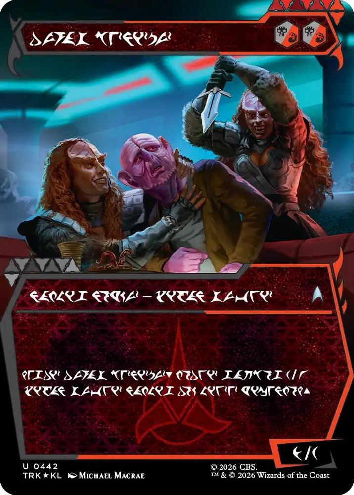 The Duras Sisters (Showcase) (Klingon) (TRK-442) [Star Trek] Foil