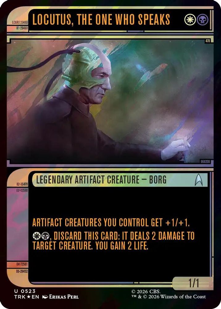 Locutus, the One Who Speaks (Showcase) (Surge Foil) (TRK-523) [Star Trek] Foil