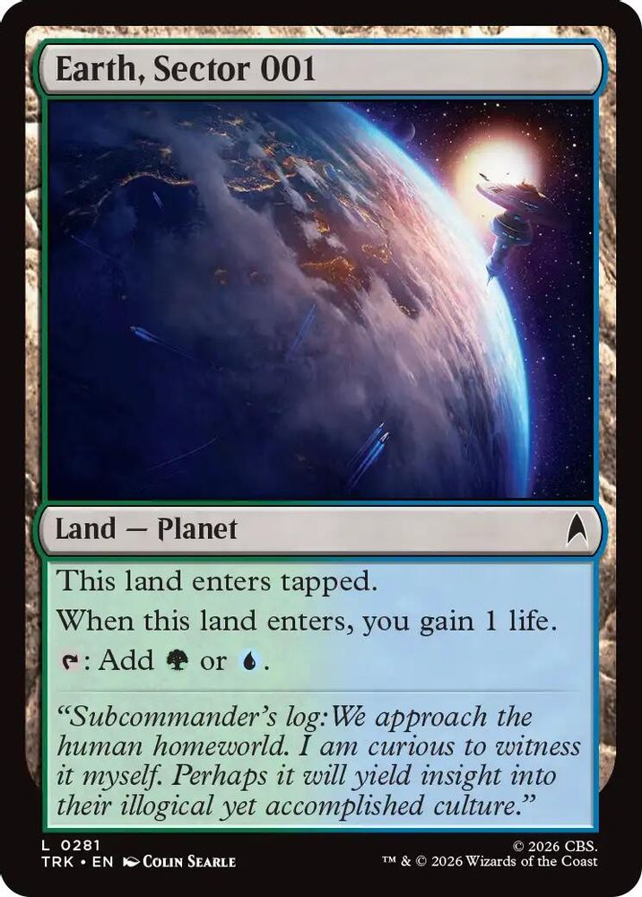 Earth, Sector 001 (TRK-281) [Star Trek]