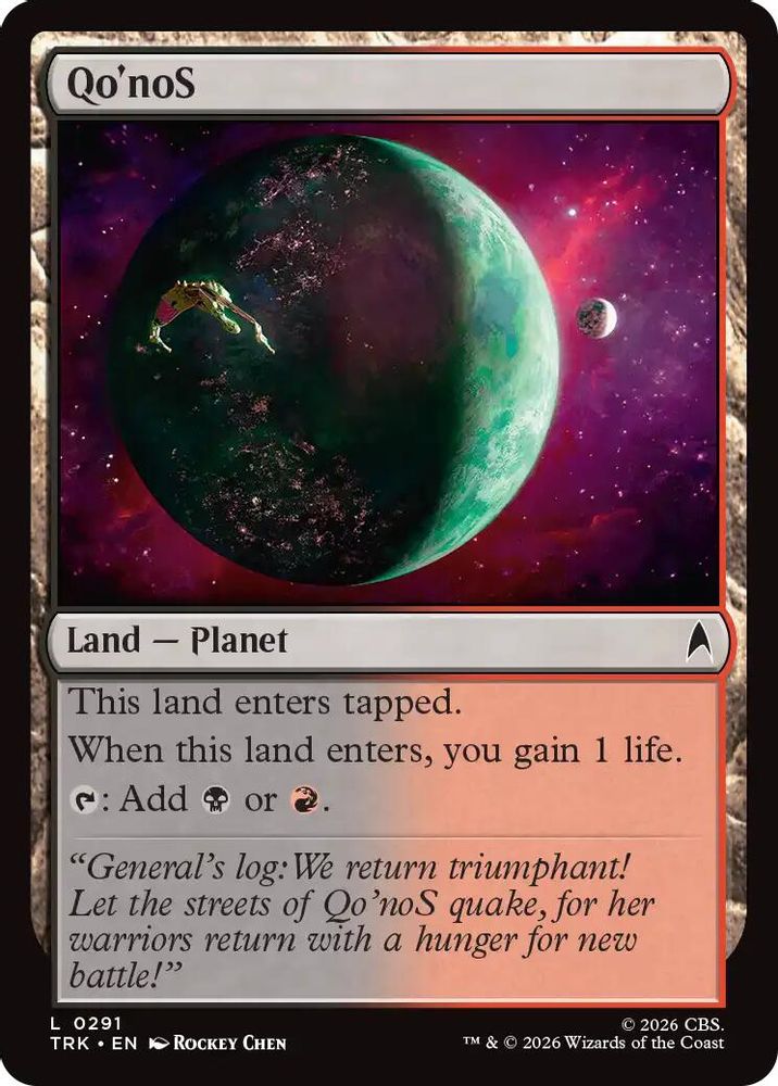 Qo'noS (TRK-291) [Star Trek] Foil