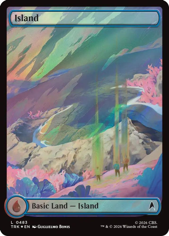 Island (TRK-483) (Surge Foil) [Star Trek] Foil