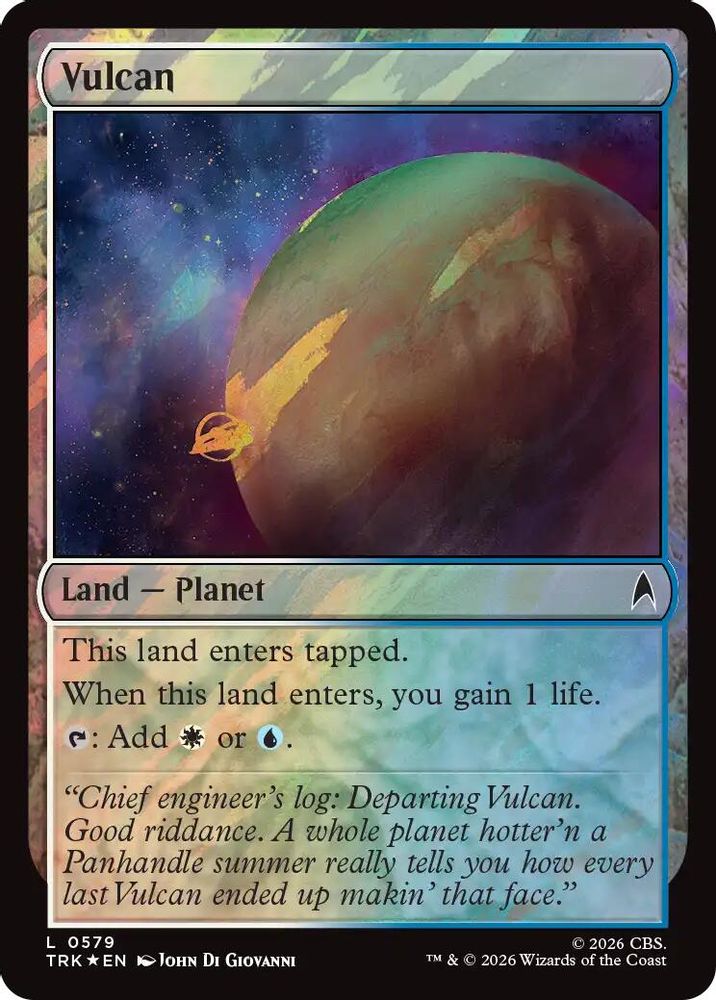 Vulcan (Surge Foil) (TRK-579) [Star Trek] Foil