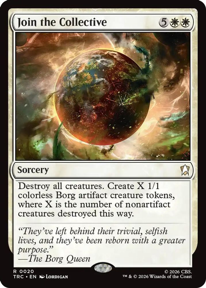 Join the Collective (Surge Foil) (TRC-020) [Commander: Star Trek] Foil
